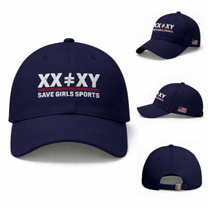 XX Does Not Equal XY Save Girls Sports Baseball Cap