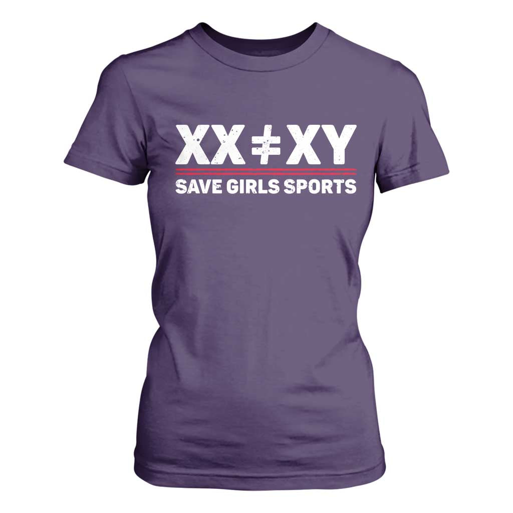 XX Does Not Equal XY Save Girls Sports T Shirt For Women