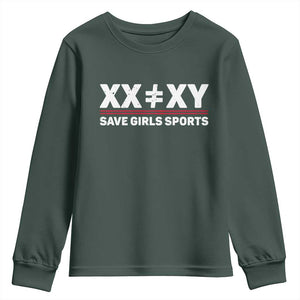 XX Does Not Equal XY Save Girls Sports Youth Sweatshirt