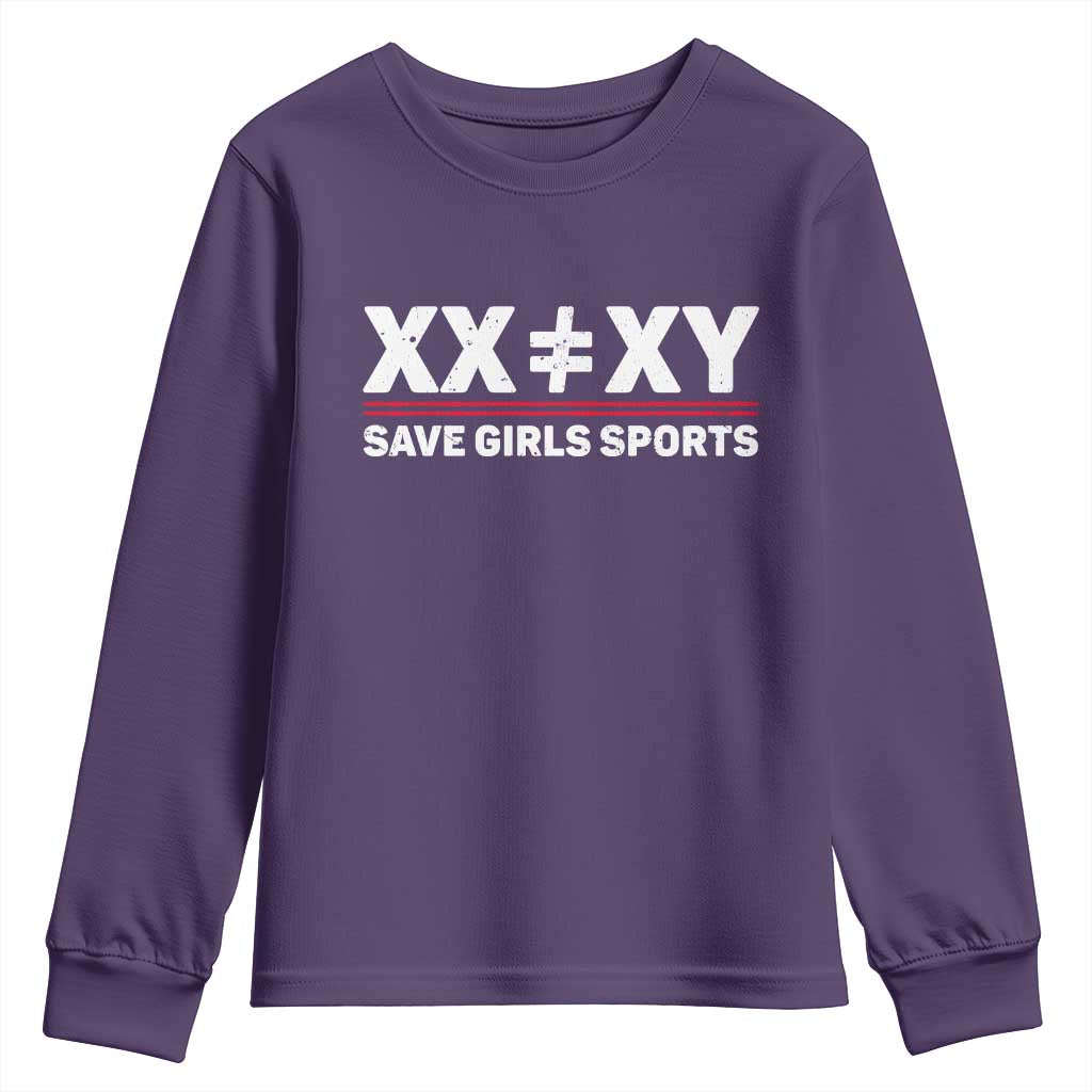 XX Does Not Equal XY Save Girls Sports Youth Sweatshirt