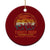 WKRP Turkey Drop Ceramic Ornament Funny Thanksgiving Day First Annual WKRP TS10 1pc Red Print Your Wear
