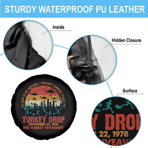 WKRP Turkey Drop Spare Tire Cover Funny Thanksgiving Day First Annual WKRP TS10 Print Your Wear