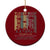 WKRP Turkey Drop Ceramic Ornament Retro First Annual WKRP Funny Thanksgiving Day TS10 1pc Red Print Your Wear