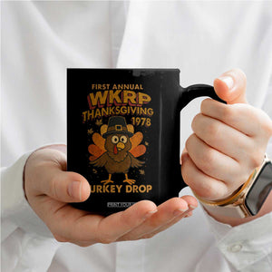 First Annual WKRP Coffee Mug Funny Thanksgiving Day WKRP Turkey Drop TS10 Print Your Wear