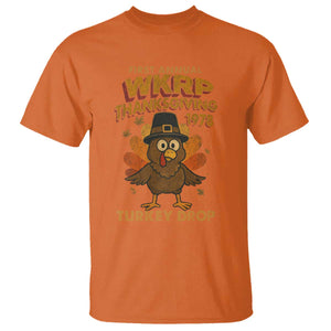 First Annual WKRP T Shirt Funny Thanksgiving Day WKRP Turkey Drop TS10 Orange Print Your Wear