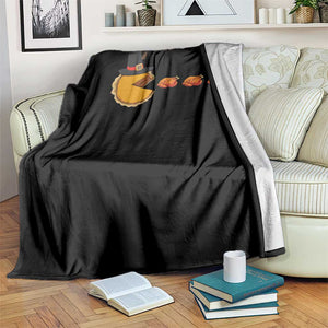 Thanksgiving Video Game Throw Blanket Pumpkin Pie Eating Turkey Gamer Patch Day TS10 Print Your Wear