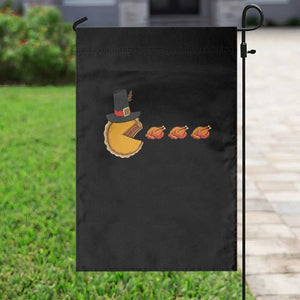 Thanksgiving Video Game Garden Flag Pumpkin Pie Eating Turkey Gamer Patch Day TS10 Print Your Wear