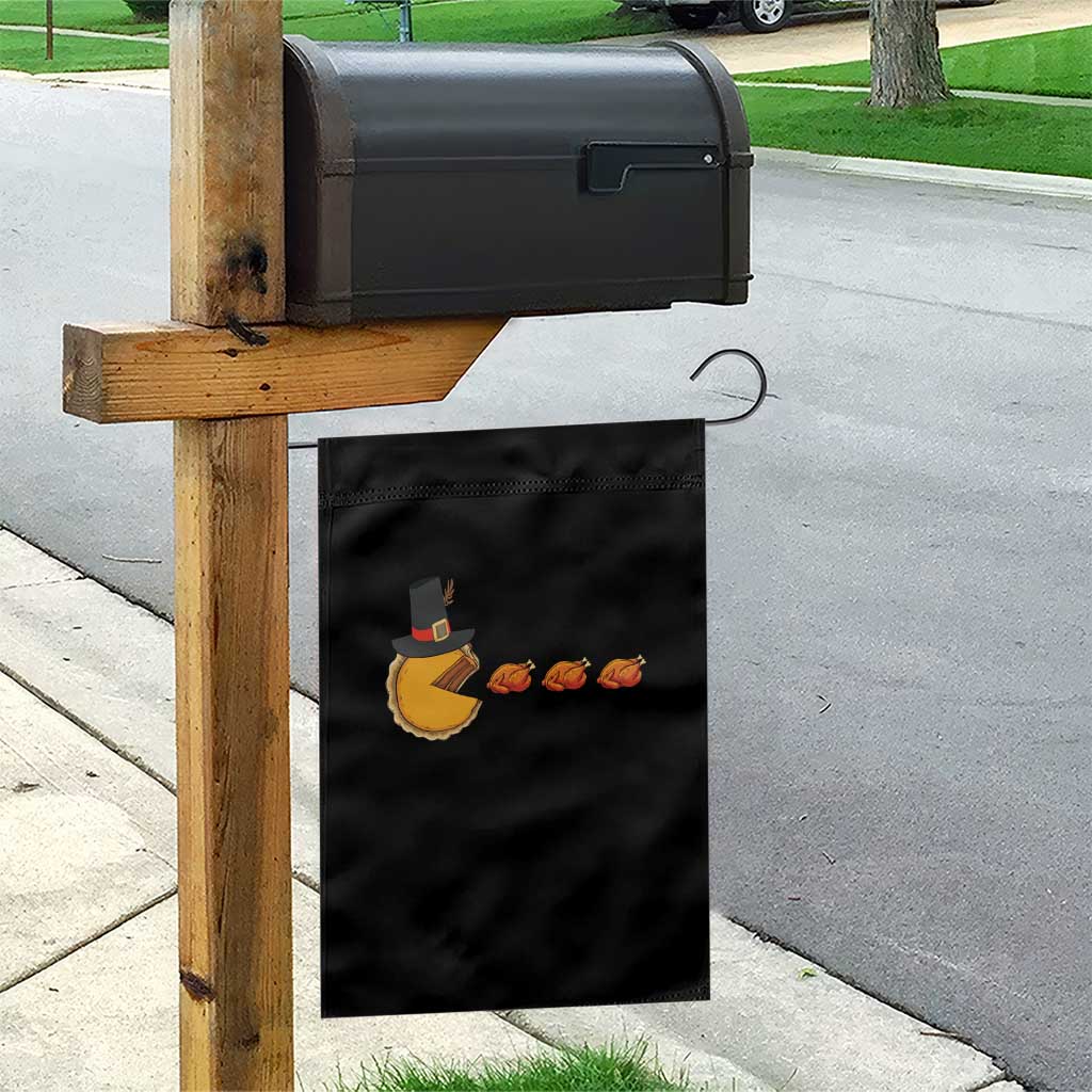 Thanksgiving Video Game Garden Flag Pumpkin Pie Eating Turkey Gamer Patch Day TS10 Print Your Wear