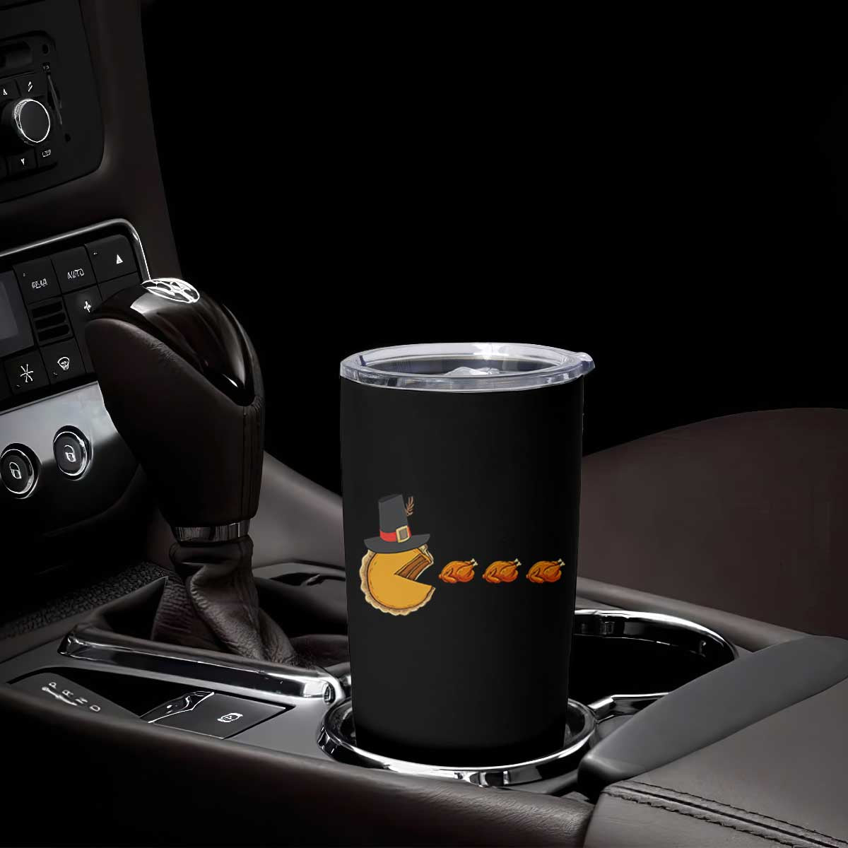 Thanksgiving Video Game Tumbler Cup Pumpkin Pie Eating Turkey Gamer Patch Day TS10 Print Your Wear