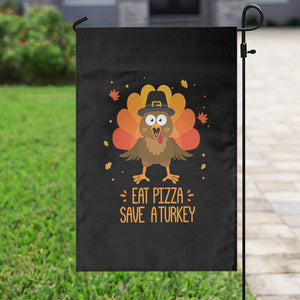 Save A Turkey Eat Pizza Garden Flag Funny Thanksgiving TS10 Print Your Wear