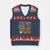 Funny Thanksgiving V-Neck Knit Sweater Vest Turkey Gravy Beans And Rolls Let Me See That Casserole - Print Your Wear