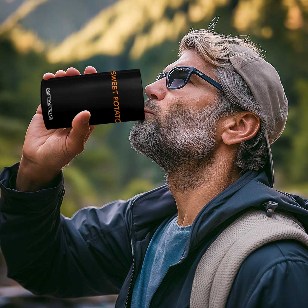 Matching Thanksgiving Couples 4 in 1 Can Cooler Tumbler Funny Sweet Potato Fall Couple TS10 Print Your Wear