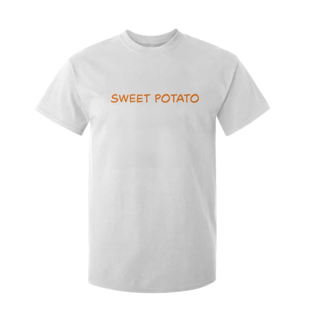 Matching Thanksgiving Couples T Shirt For Kid Funny Sweet Potato Fall Couple TS10 White Print Your Wear