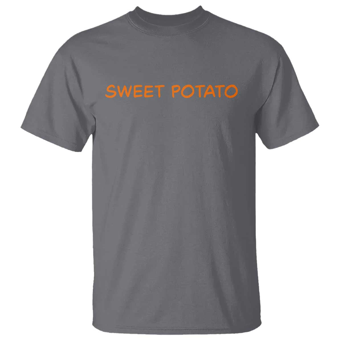 Matching Thanksgiving Couples T Shirt Funny Sweet Potato Fall Couple TS10 Charcoal Print Your Wear