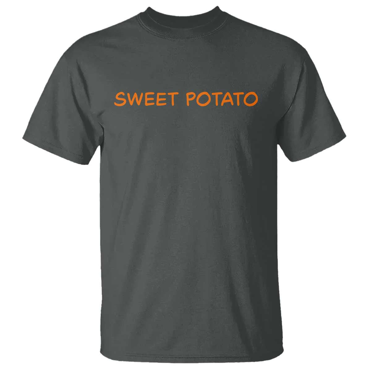 Matching Thanksgiving Couples T Shirt Funny Sweet Potato Fall Couple TS10 Dark Heather Print Your Wear