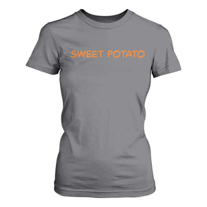Matching Thanksgiving Couples T Shirt For Women Funny Sweet Potato Fall Couple TS10 Charcoal Print Your Wear