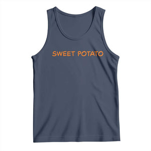 Matching Thanksgiving Couples Tank Top Funny Sweet Potato Fall Couple TS10 Navy Print Your Wear