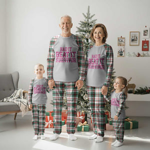 Breast Cancer Support Plaid Pajama Set Had it Beat it Survivor Gift TS10 Christmas Plaid Print Your Wear
