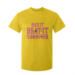Breast Cancer Support T Shirt For Kid Had it Beat it Survivor Gift TS10 Daisy Print Your Wear