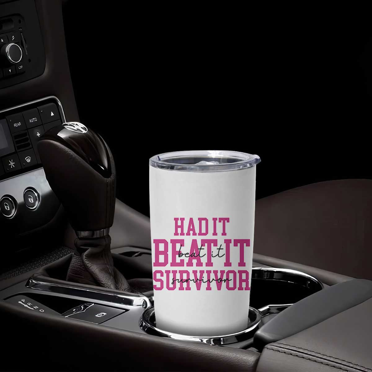 Breast Cancer Support Tumbler Cup Had it Beat it Survivor Gift TS10 Print Your Wear