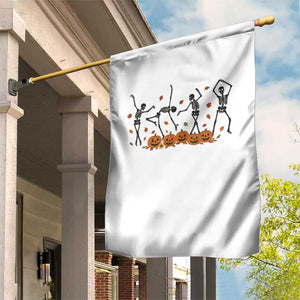 Dancing Skeleton Garden Flag Retro Halloween Party Pumpkin Fall Season TS10 Print Your Wear