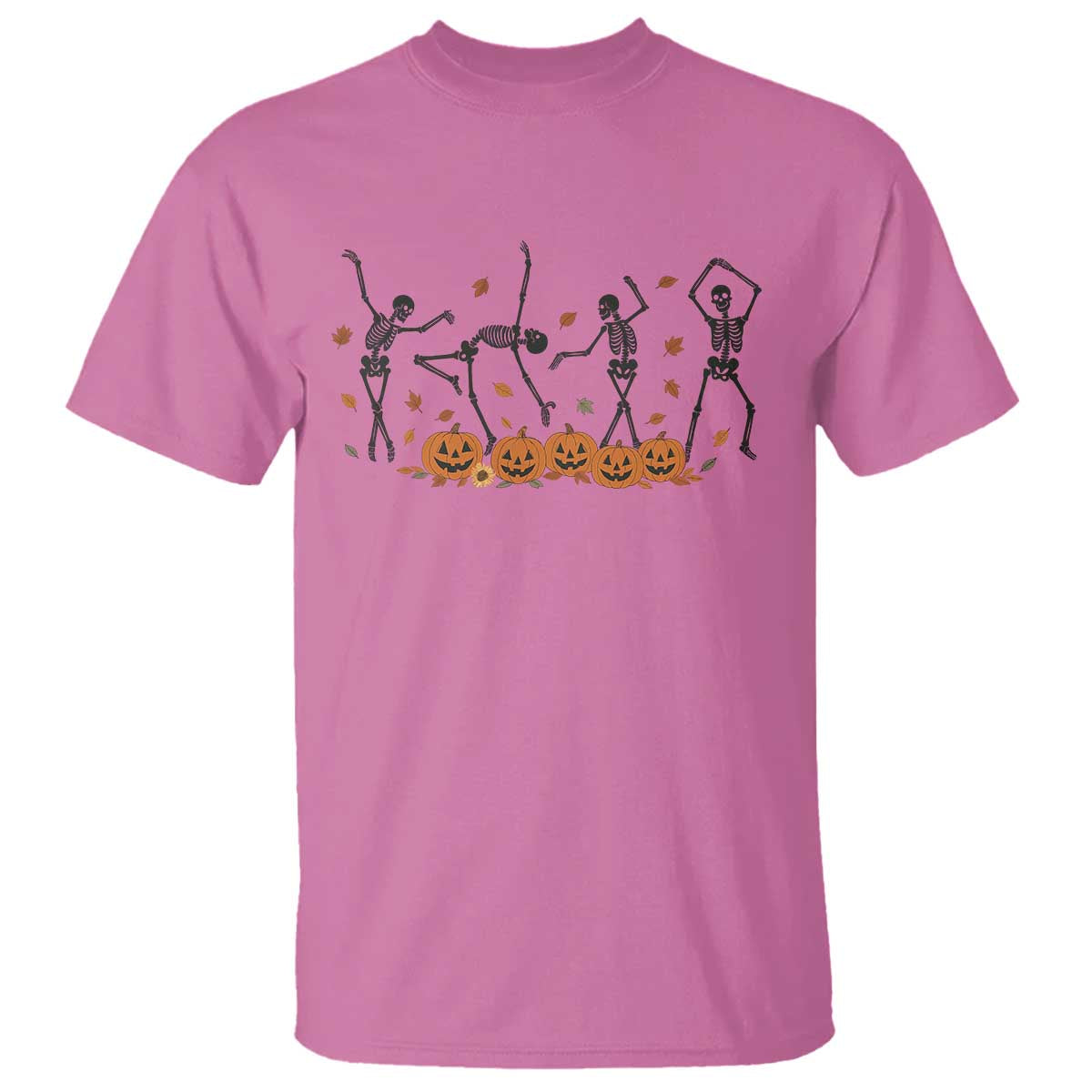 Dancing Skeleton T Shirt Retro Halloween Party Pumpkin Fall Season TS10 Azalea Print Your Wear