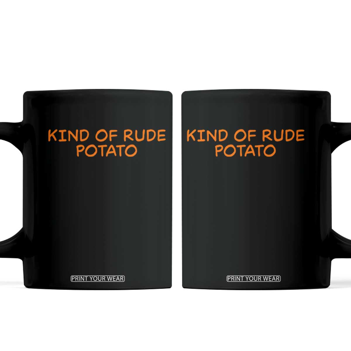 Matching Thanksgiving Couples Coffee Mug Funny Kind Of Rude Potato Fall Couple TS10 Black Print Your Wear