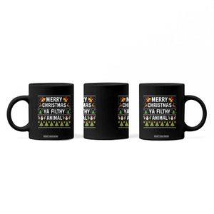 Merry Christmas Ya Filthy Animal Coffee Mug Ugly Xmas Movie Alone Pajama TS10 Print Your Wear