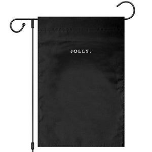 Jolly Christmas Subtle Minimal Garden Flag Funny Holiday Party Simple TS10 Black Print Your Wear