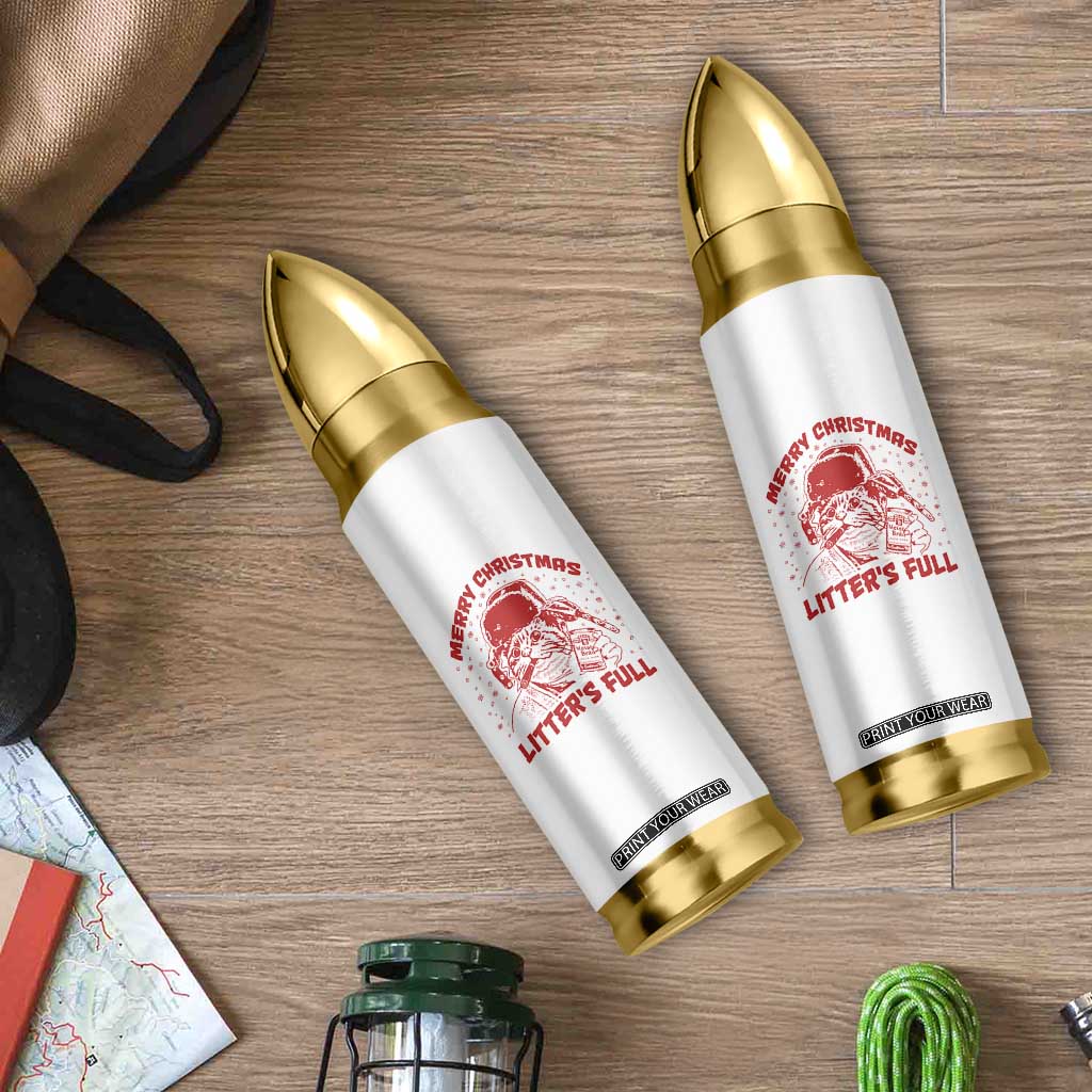 Litters Full Bullet Tumbler Funny Cat Christmas Vacation TS10 Print Your Wear