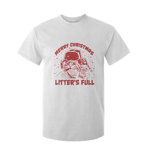 Litters Full T Shirt For Kid Funny Cat Christmas Vacation TS10 White Print Your Wear