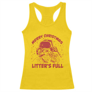Litters Full Racerback Tank Top Funny Cat Christmas Vacation TS10 Daisy Print Your Wear
