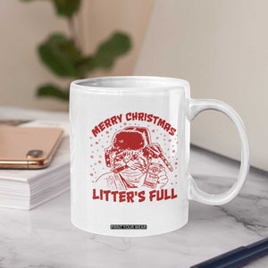 Litters Full Coffee Mug Funny Cat Christmas Vacation TS10 Print Your Wear