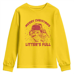 Litters Full Youth Sweatshirt Funny Cat Christmas Vacation TS10 Daisy Print Your Wear