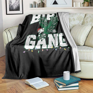 PFE Bird Gang Christmas Throw Blanket Philly Lover Santa Bird TS10 Print Your Wear