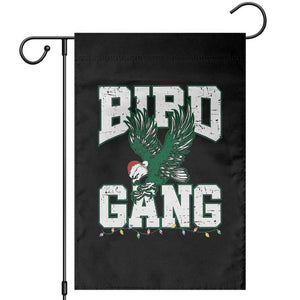 PFE Bird Gang Christmas Garden Flag Philly Lover Santa Bird TS10 Black Print Your Wear
