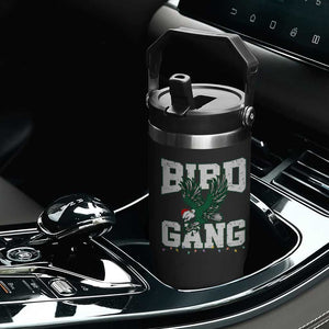 PFE Bird Gang Christmas Flip Straw Tumbler Philly Lover Santa Bird TS10 Print Your Wear