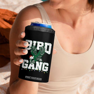 PFE Bird Gang Christmas 4 in 1 Can Cooler Tumbler Philly Lover Santa Bird TS10 Print Your Wear
