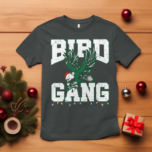 PFE Bird Gang Christmas T Shirt Philly Lover Santa Bird TS10 Dark Heather Print Your Wear