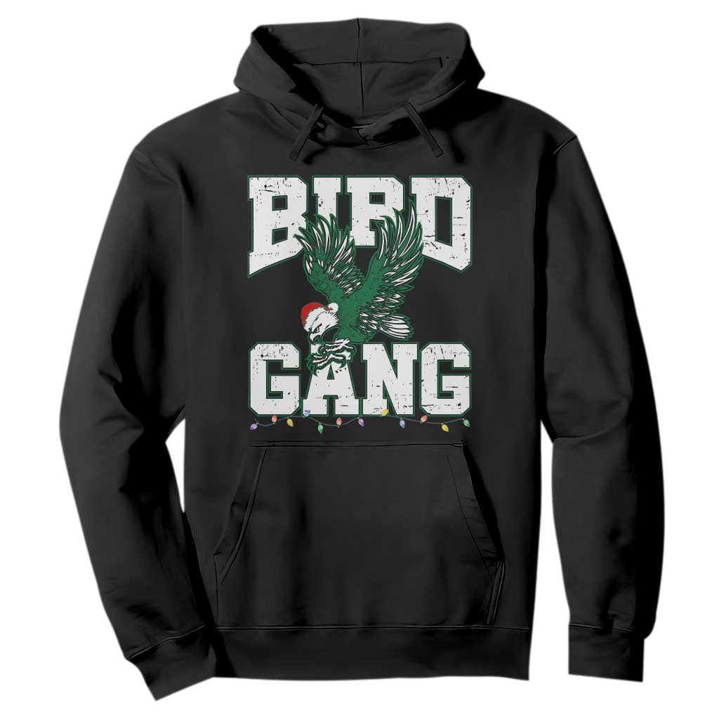 PFE Bird Gang Christmas Hoodie Philly Lover Santa Bird TS10 Black Print Your Wear