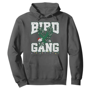 PFE Bird Gang Christmas Hoodie Philly Lover Santa Bird TS10 Dark Heather Print Your Wear
