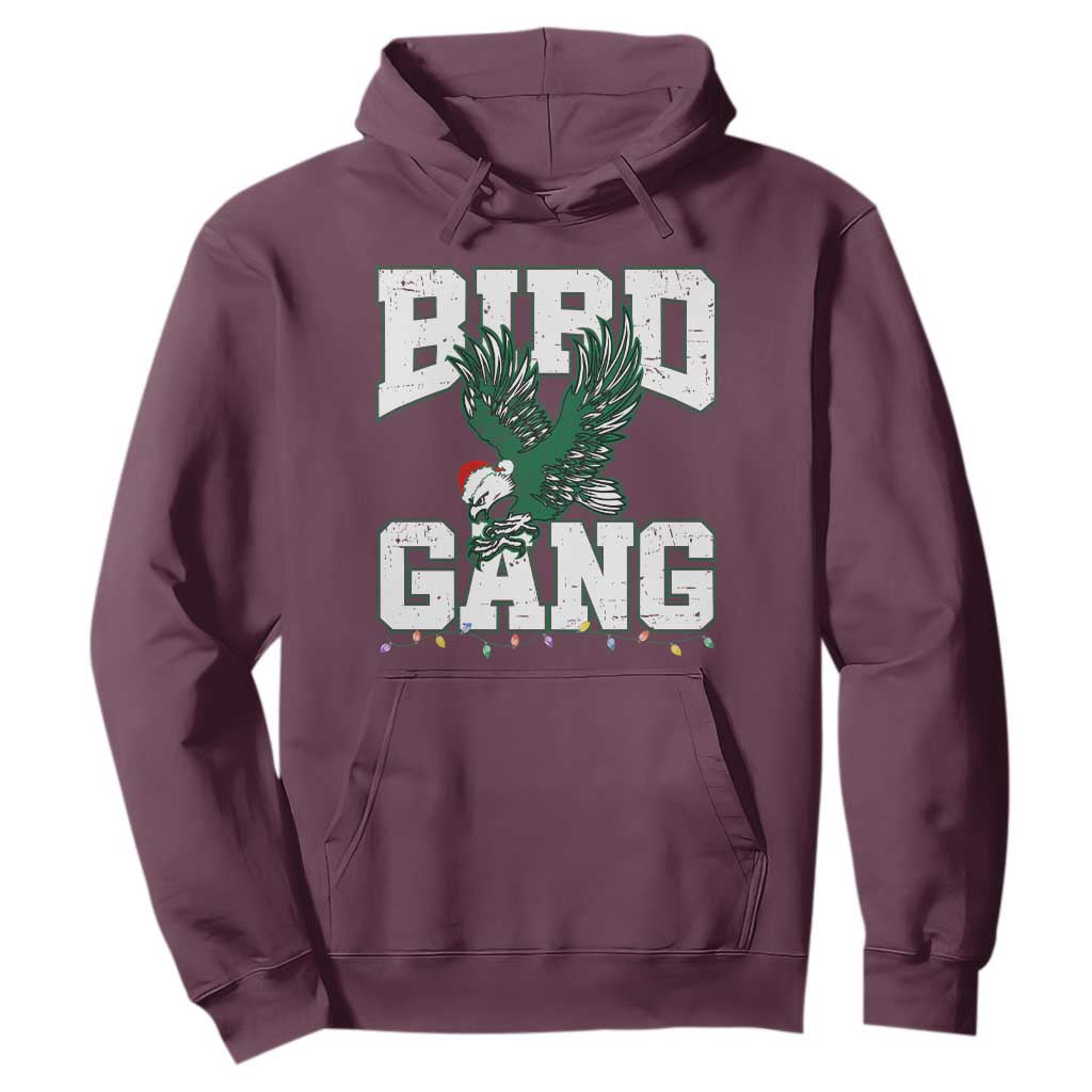 PFE Bird Gang Christmas Hoodie Philly Lover Santa Bird TS10 Maroon Print Your Wear
