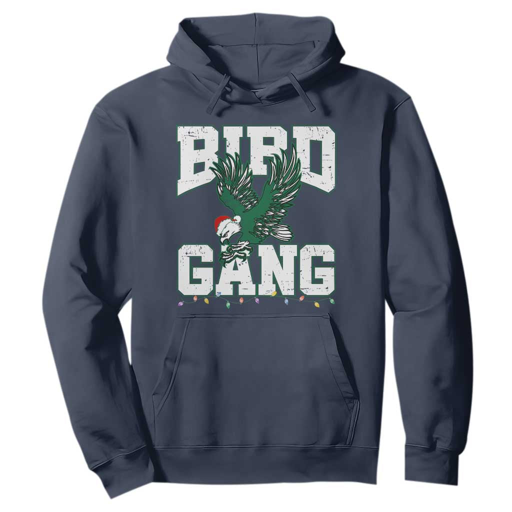 PFE Bird Gang Christmas Hoodie Philly Lover Santa Bird TS10 Navy Print Your Wear