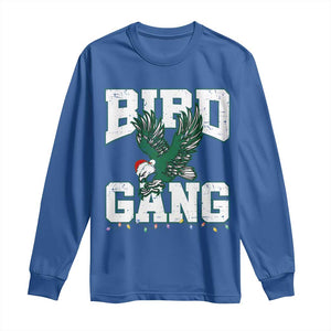 PFE Bird Gang Christmas Long Sleeve Shirt Philly Lover Santa Bird TS10 Royal Blue Print Your Wear