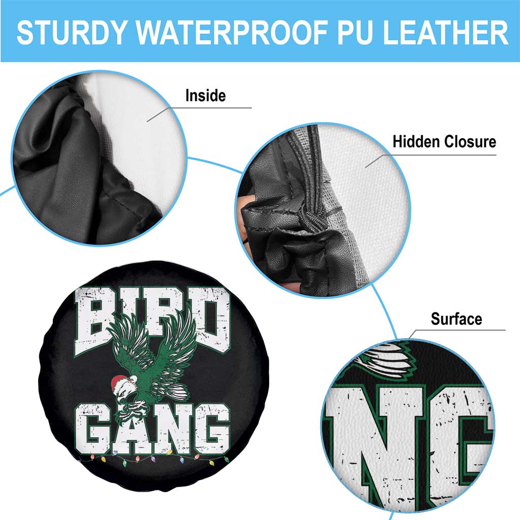 PFE Bird Gang Christmas Spare Tire Cover Philly Lover Santa Bird TS10 Print Your Wear