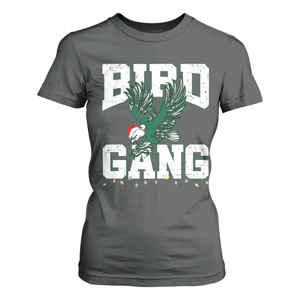PFE Bird Gang Christmas T Shirt For Women Philly Lover Santa Bird TS10 Dark Heather Print Your Wear