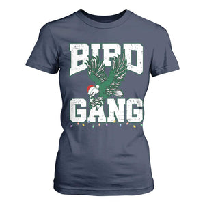 PFE Bird Gang Christmas T Shirt For Women Philly Lover Santa Bird TS10 Navy Print Your Wear