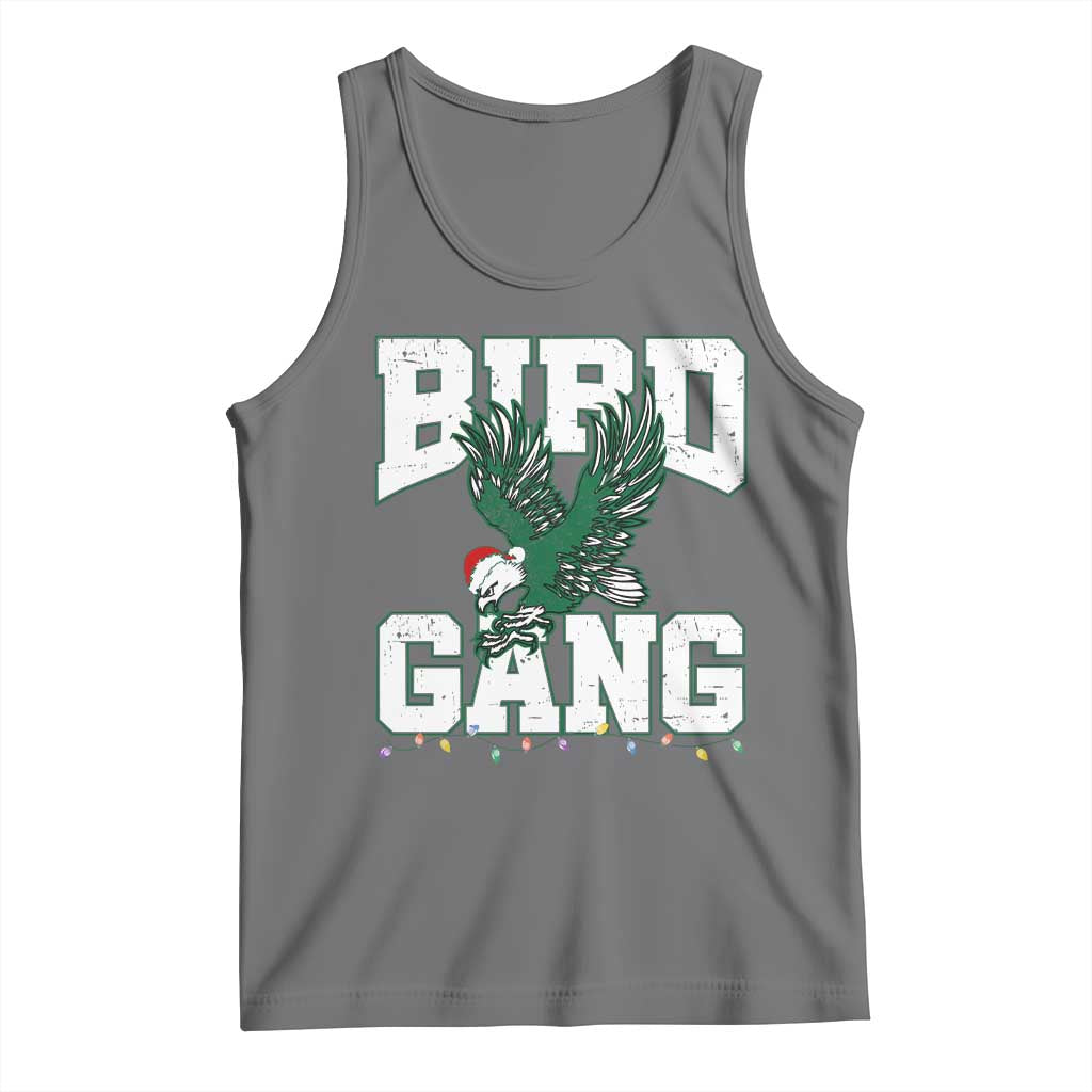 PFE Bird Gang Christmas Tank Top Philly Lover Santa Bird TS10 Black Heather Print Your Wear