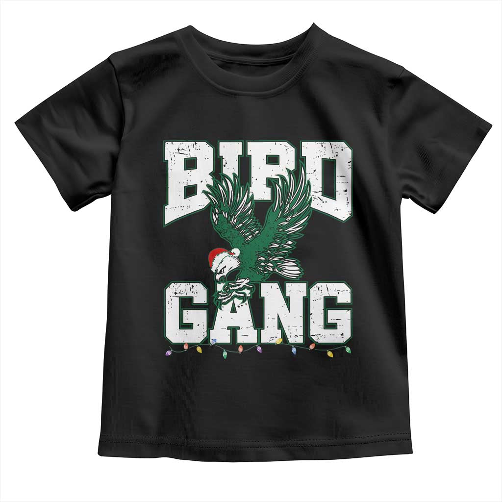 PFE Bird Gang Christmas Toddler T Shirt Philly Lover Santa Bird TS10 Black Print Your Wear