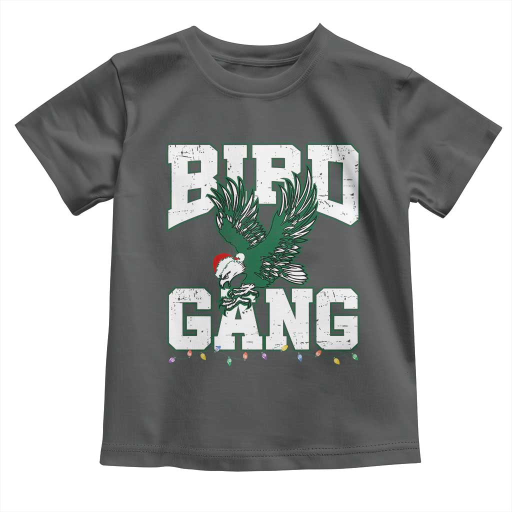 PFE Bird Gang Christmas Toddler T Shirt Philly Lover Santa Bird TS10 Dark Heather Print Your Wear